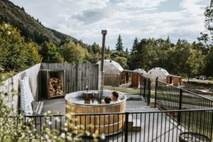 Hot Tub at Cross Hill Lodge