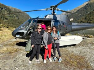 Helicopter flight to Siberia Valley