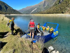 Jetboating on Wilkin River